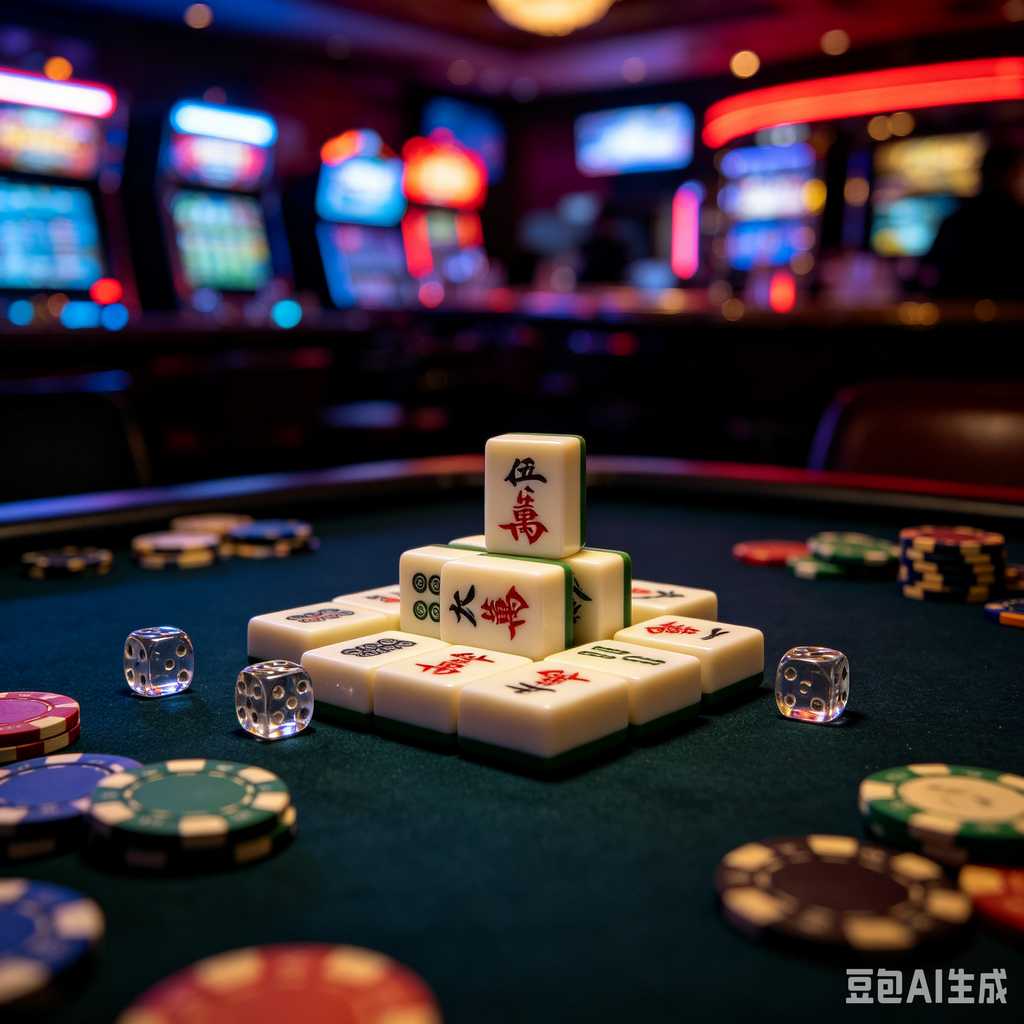 saturated color mahjong set print