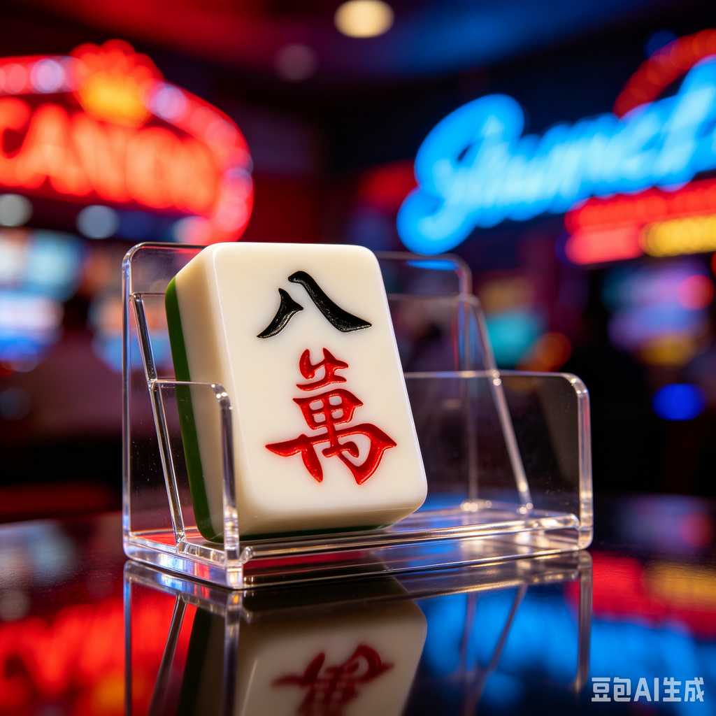 printed logo mahjong set