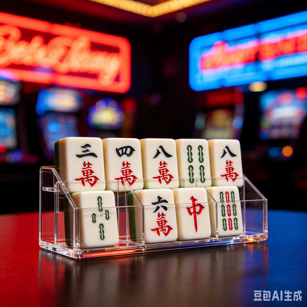 mahjong tile rack set
