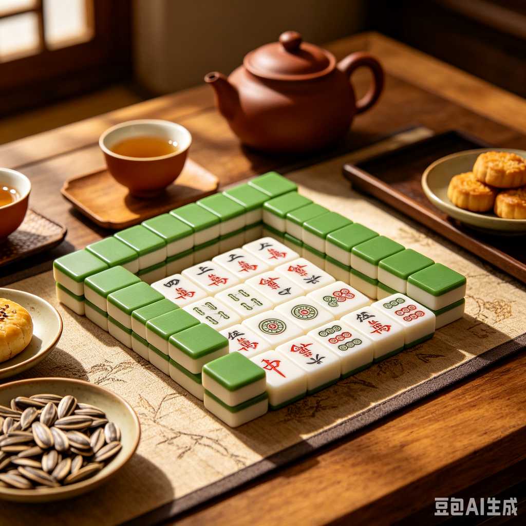 fine polished mahjong set